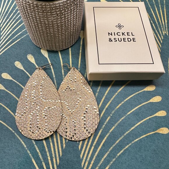 Large CDLC Nickel & Suede - Picture 2 of 4